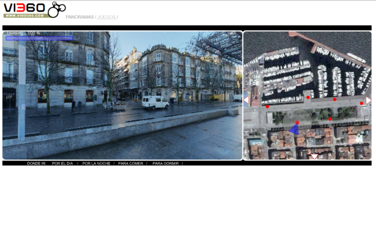 Pantallazo de vigo360.com en 2008